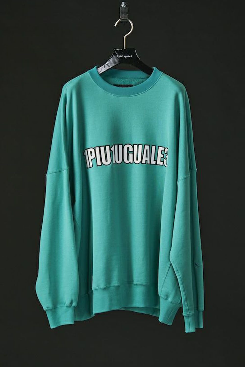 【113SPORT VOL.12 / 24AW】 113SPORT × THESAINT HEAVY FRENCH BIG CREW PO / 113ロゴ  ビッグクルー ターコイズ
