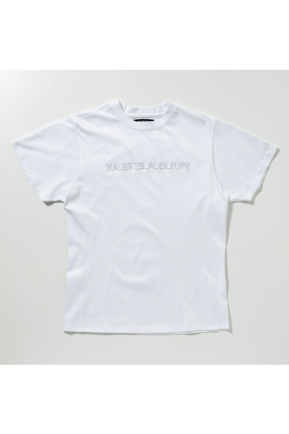 2-TIER LOGO T-SHIRT / 2ティア クルーネック Tシャツ (ホワイト)