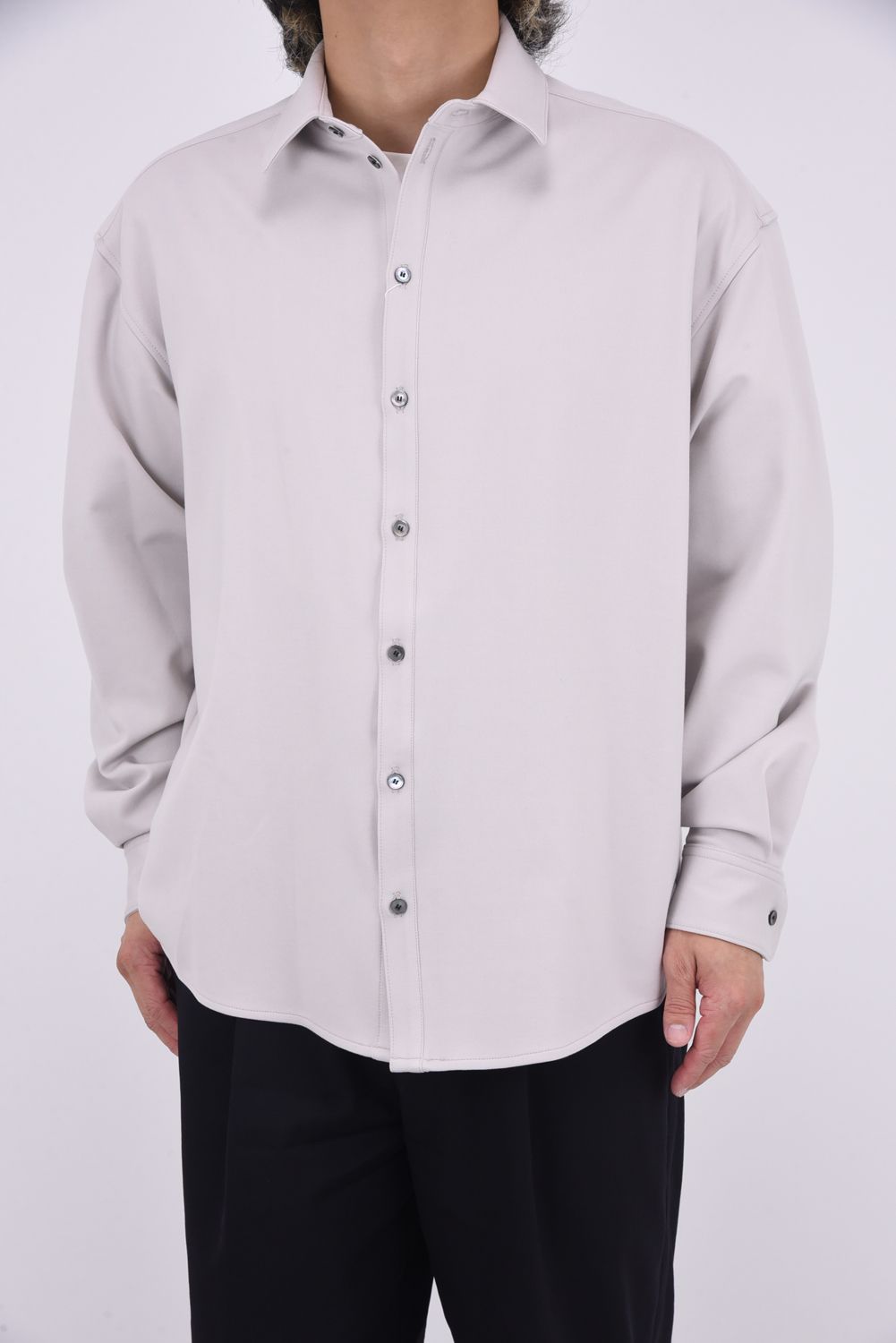JERSEY JACK SHIRTS / 裏起毛 ジャックシャツ グレー