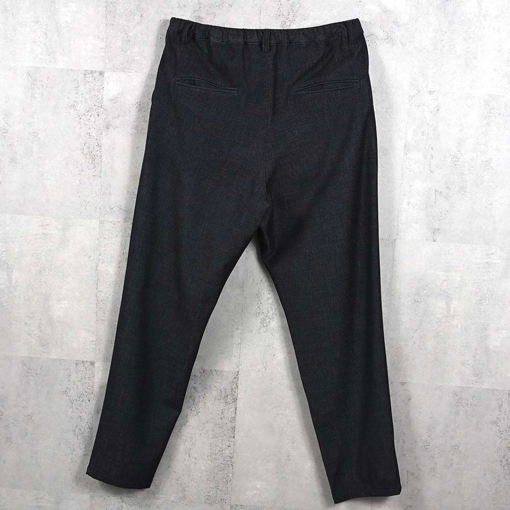 PAT WIDE EASY PANTS / ワイドテーパード イージースラックス (デニム) (12月上旬入荷予定) ※オーダー締切:9月7日(月)17時