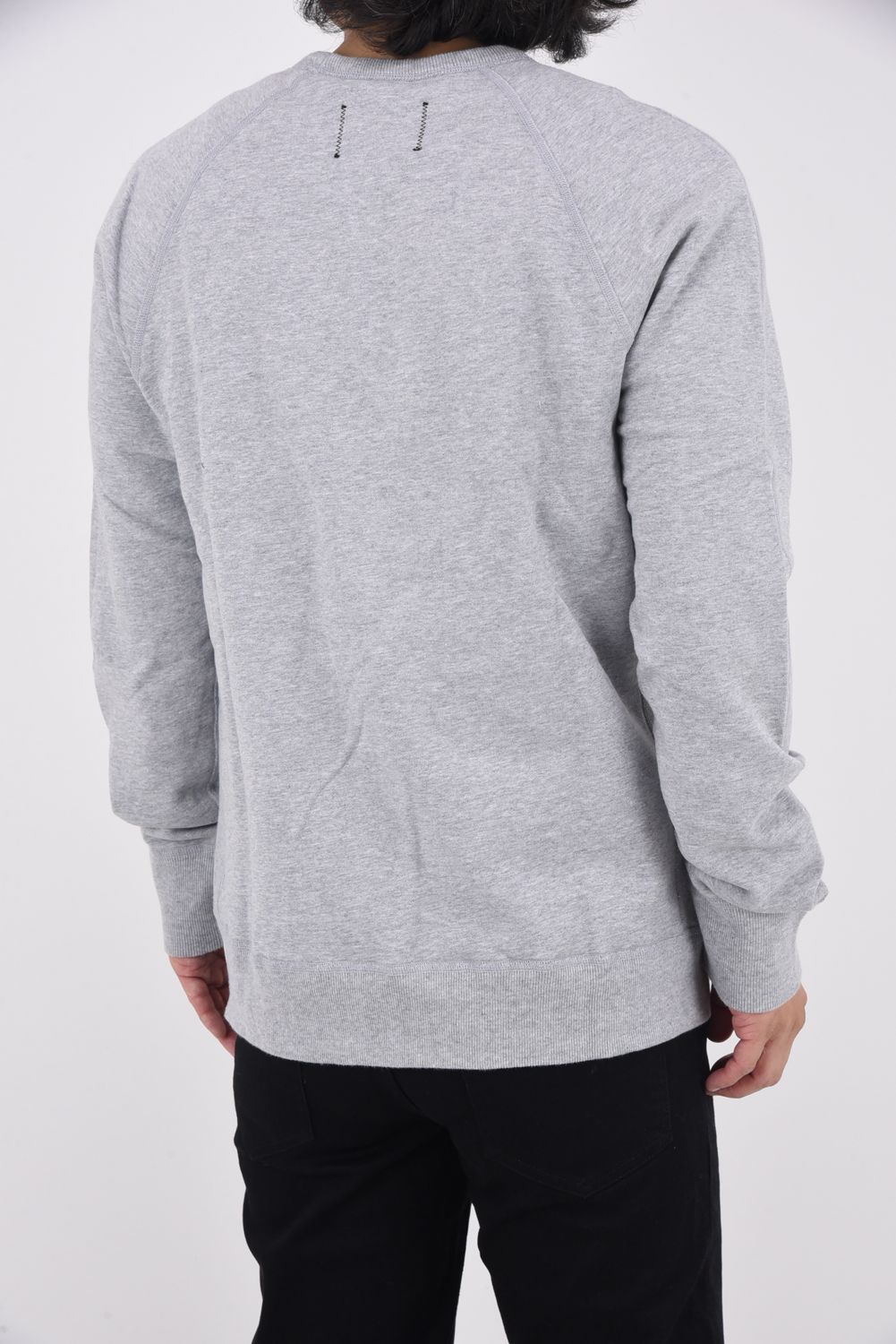 【国内正規品】 MIDWEIGHT TERRY CREWNECK / ミッドウェイト クルーネックスウェット ヘザーグレー