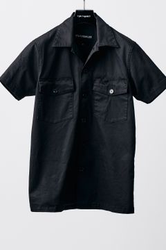 【BLACK MILITARY Vol.11】 UTILITY S/S SHIRTS-BLACK (8月末頃入荷予定 )※オーダー締切7/28(水)11:59迄