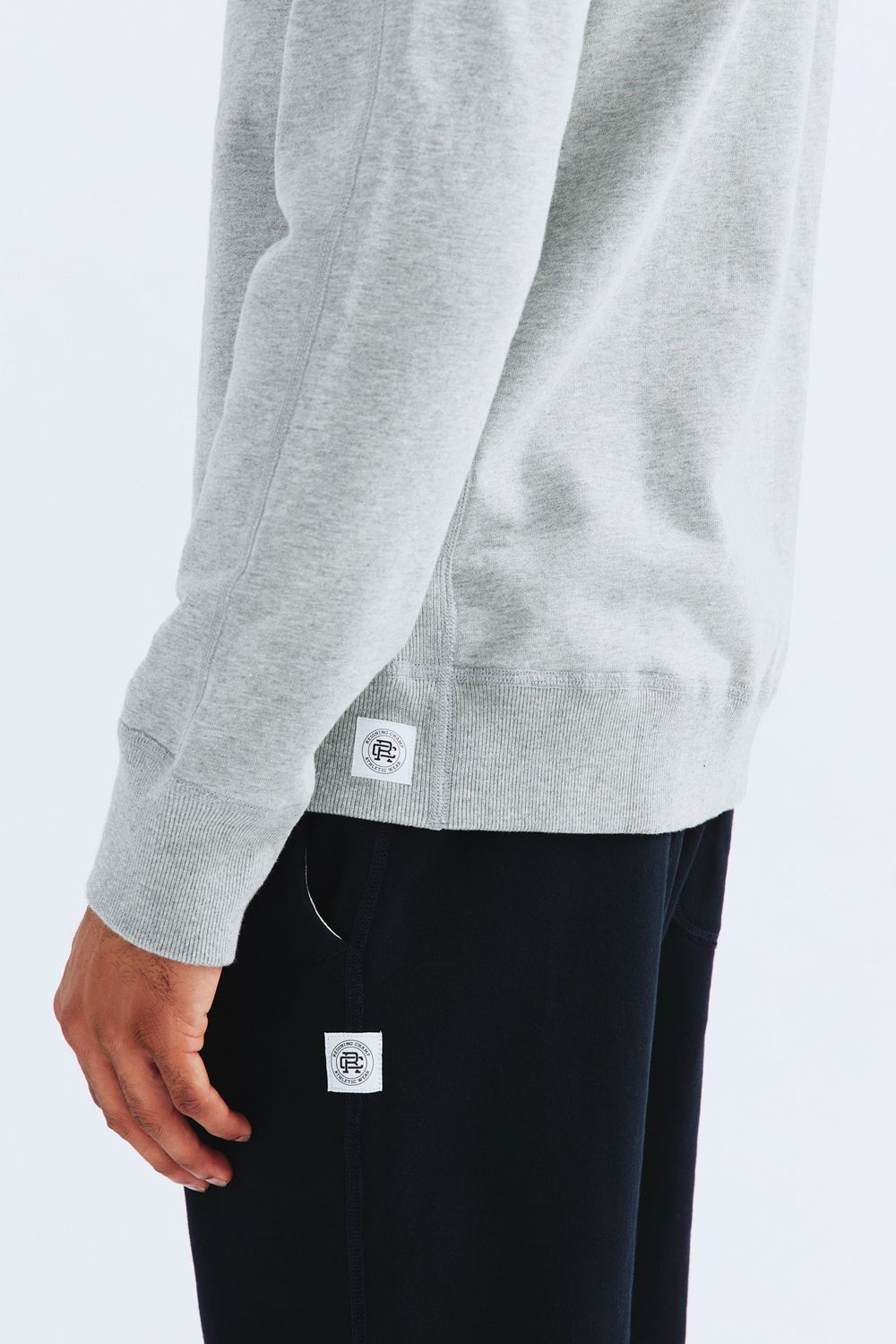 【国内正規品】 MIDWEIGHT TERRY CREWNECK / ミッドウェイト クルーネックスウェット ヘザーグレー