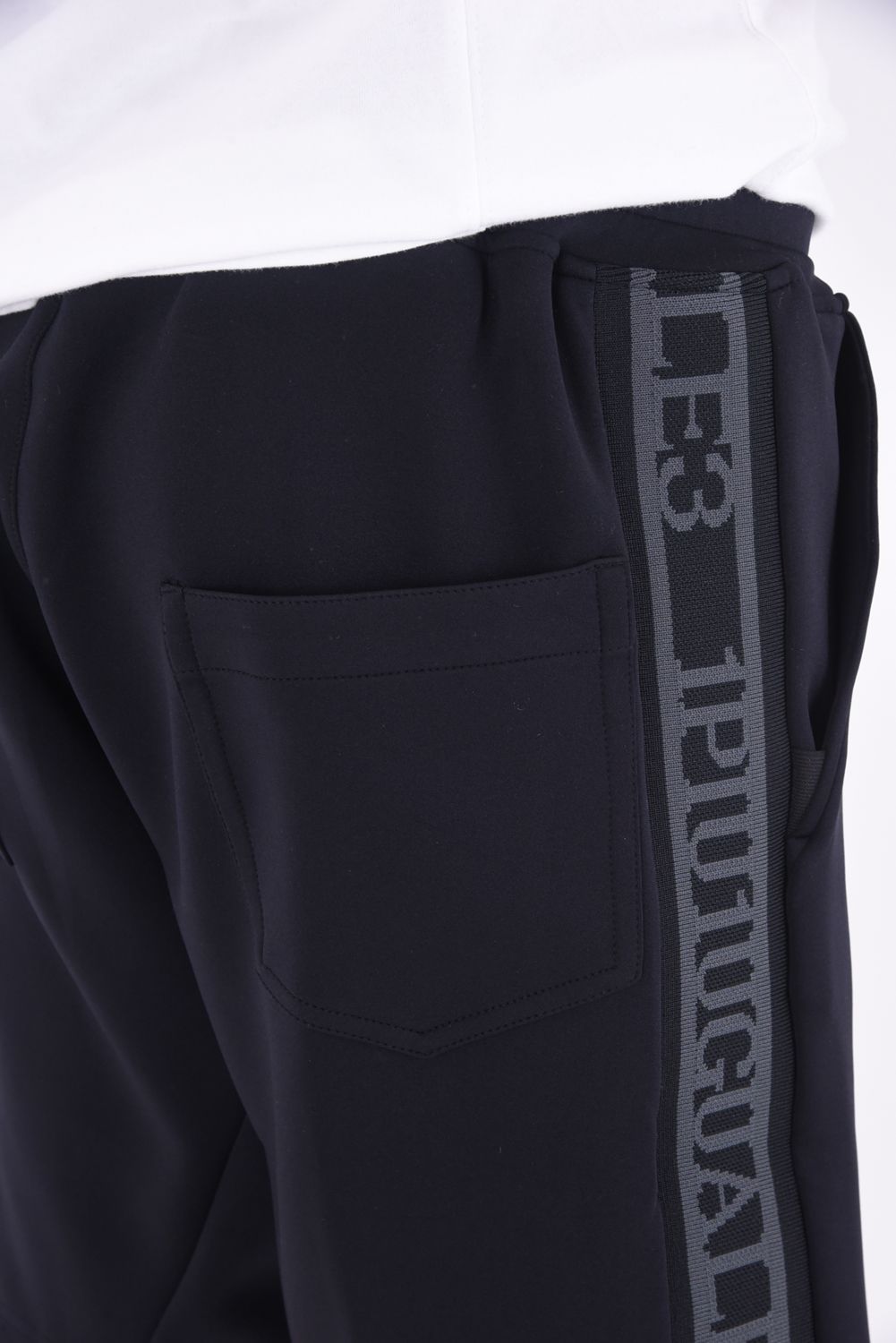 113SPORT PREMIUM WIDE SHORTS / ロゴ ワイド ショートパンツ ブラック