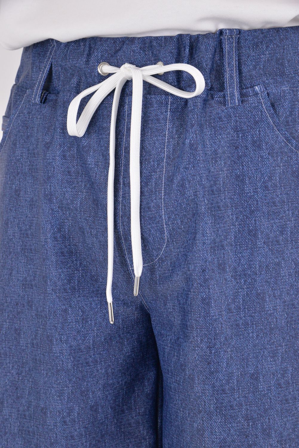 RUSH DENIM SHORTS / ラッシュガード デニムデザイン ショートパンツ (ダークインディゴ)