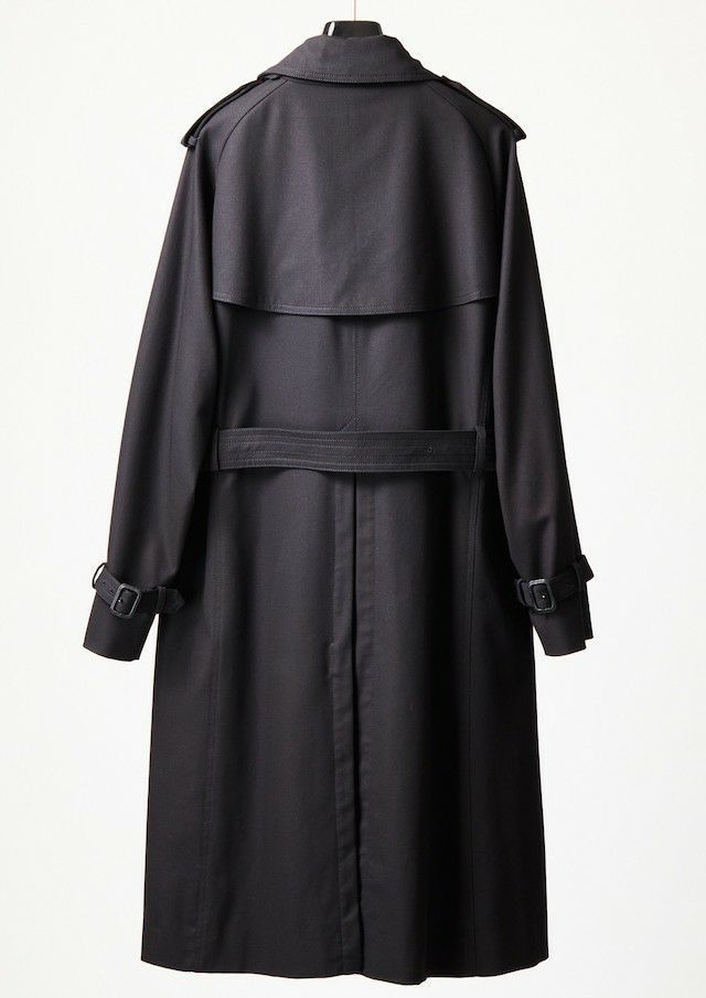 【BLACK MILITARY Vol.17】 FIRST TRENCH COAT BLACK (11月下旬入荷予定) ※オーダー締切 9/7(水)11:59迄