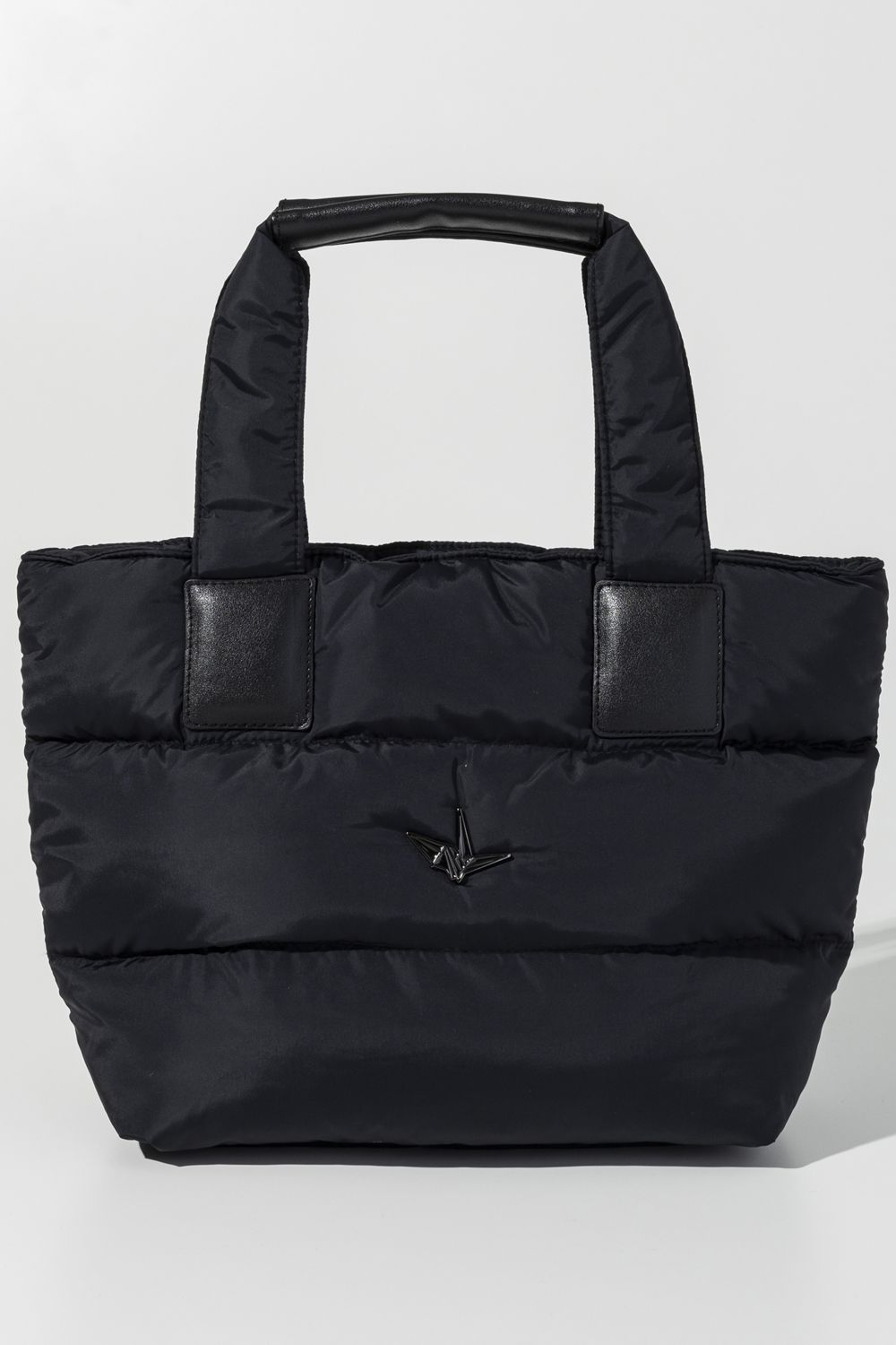 【26AW】 PUFFY NYLON MINI TOTE BAG / ナイロン ミニトートバッグ (ブラック) (8月上旬入荷予定)