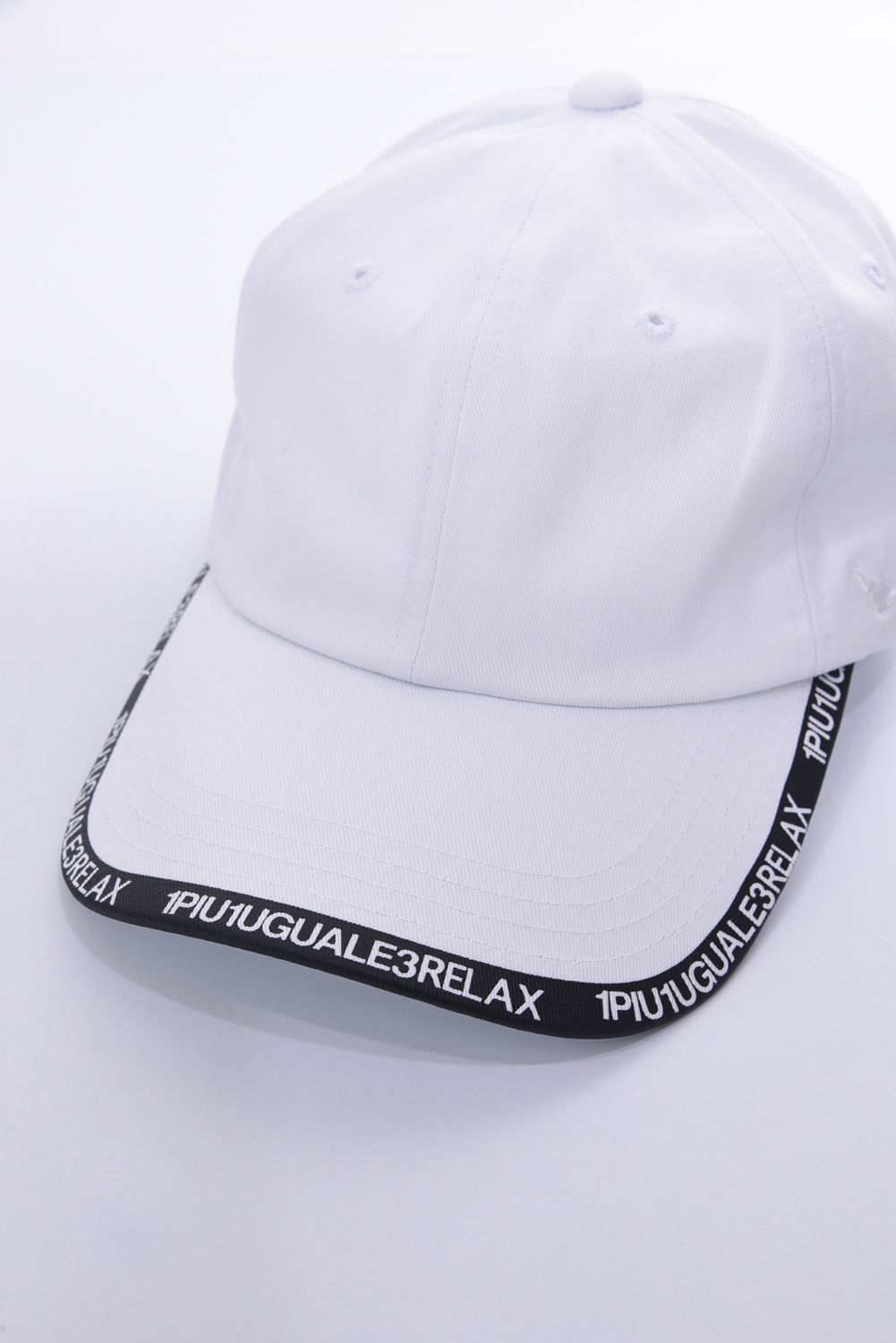 COLLAR LOGO CAP / カラーロゴ キャップ ホワイト