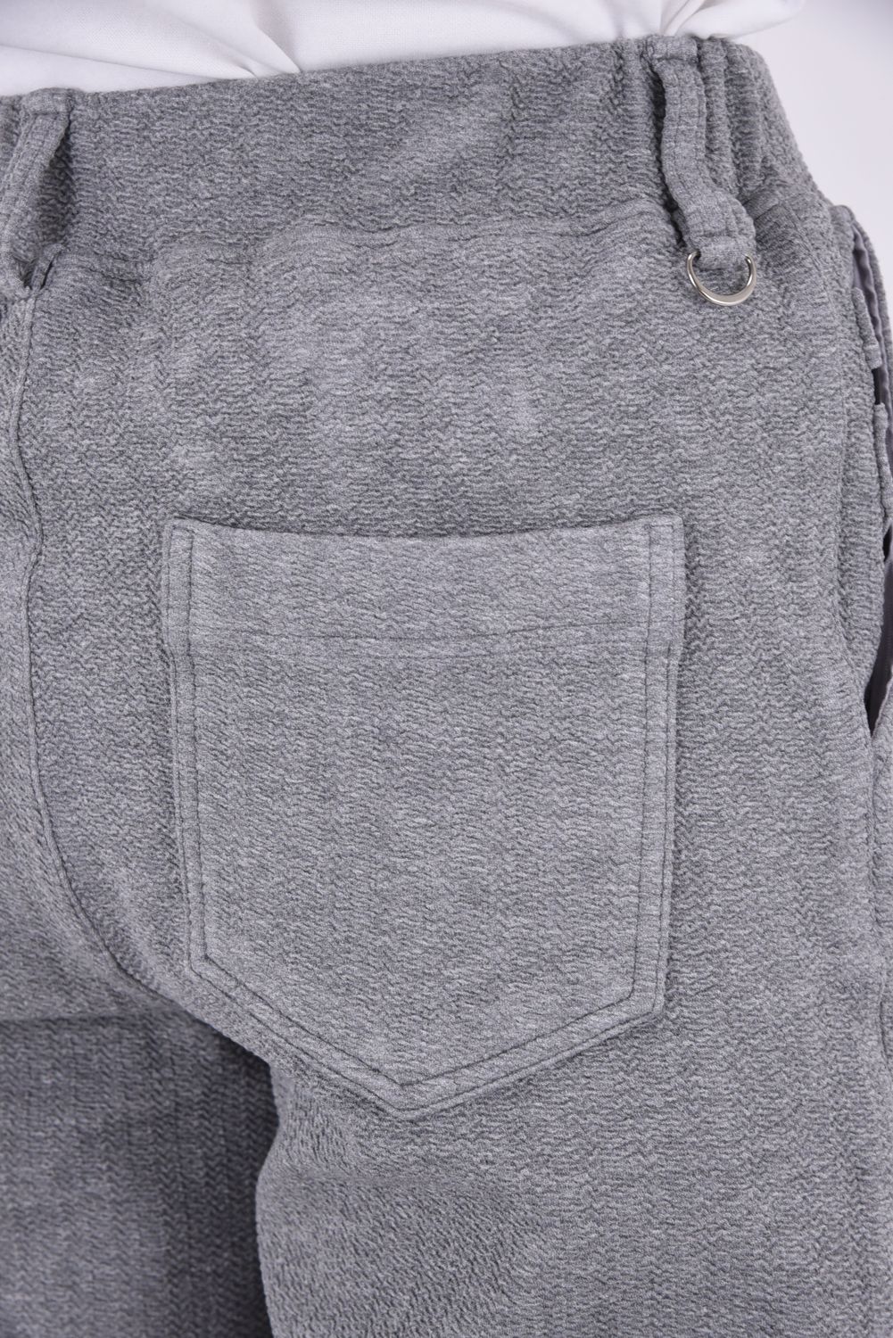 SEMI WIDE TUCK PANTS / ブリスターニット セミワイド ワンタックイージーパンツ (グレー)