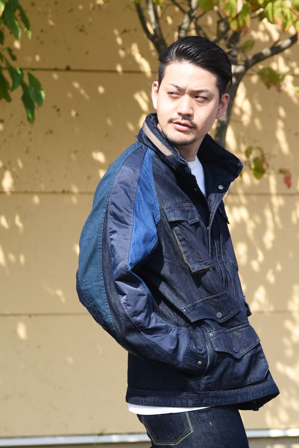 ストレッチドビー LEVI'S×WhiteMountaineering コラボモッズコート