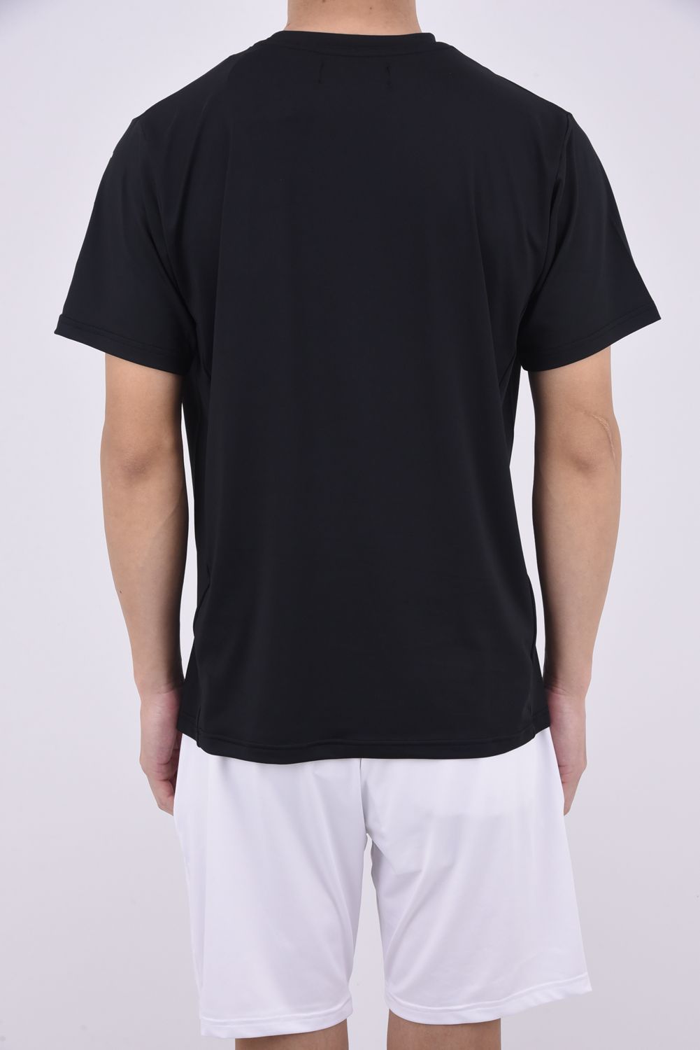 RASHGUARD SHORT-SLEEVED T-SHIRT / ラッシュガード ブランドロゴ Tシャツ ブラック
