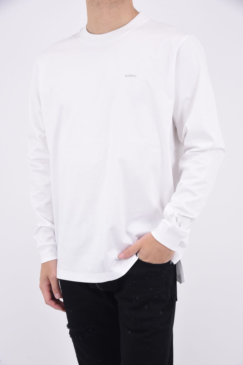 TATRAS 長袖カットソー ホワイト 楽天市場】タトラス（長さ（袖）長袖）（Tシャツ・カットソー