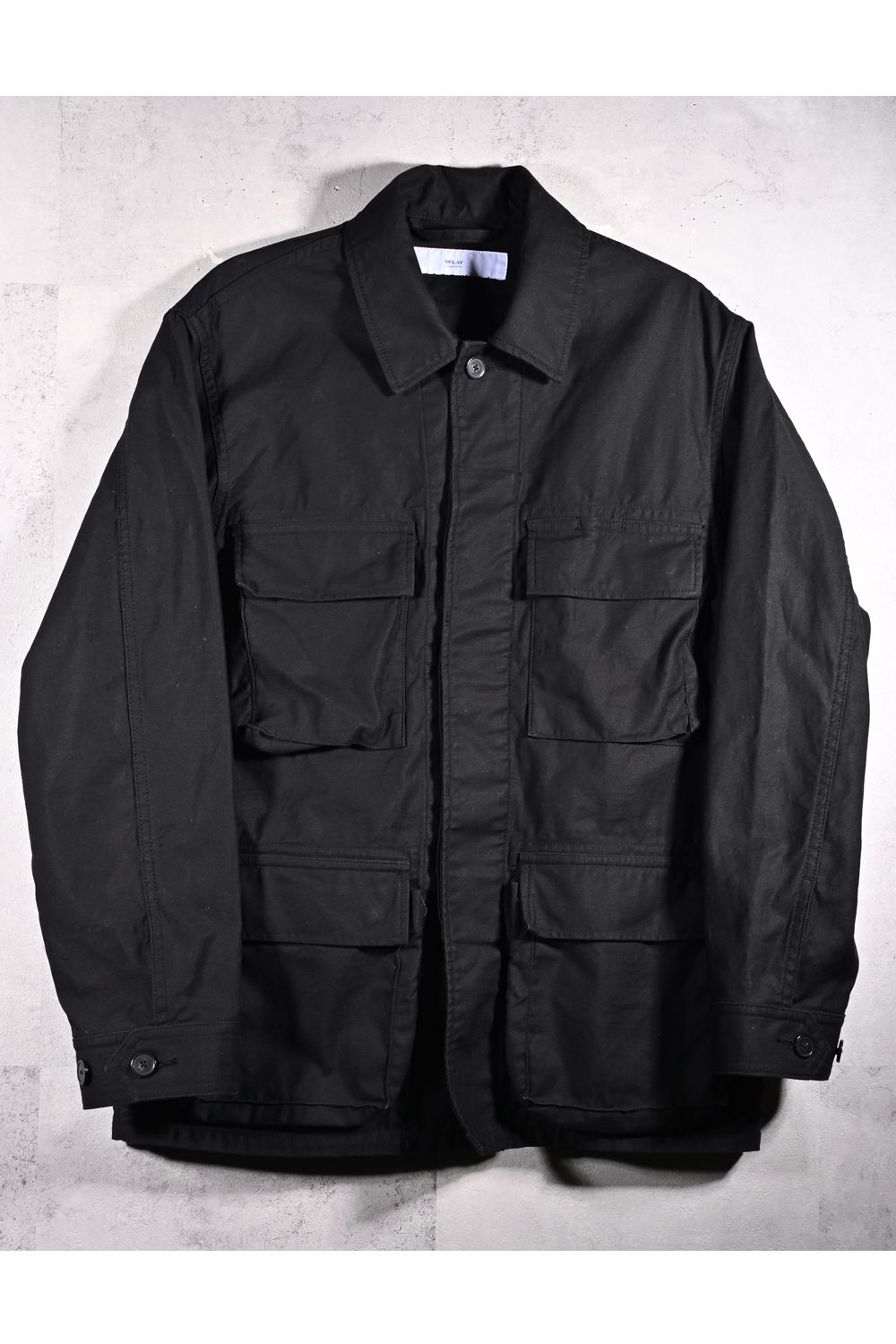 BDU PBJK / ヴィンテージ仕様 BDUジャケット (ブラック) (2月中旬入荷予定) ※オーダー締切12/13(土)17:00