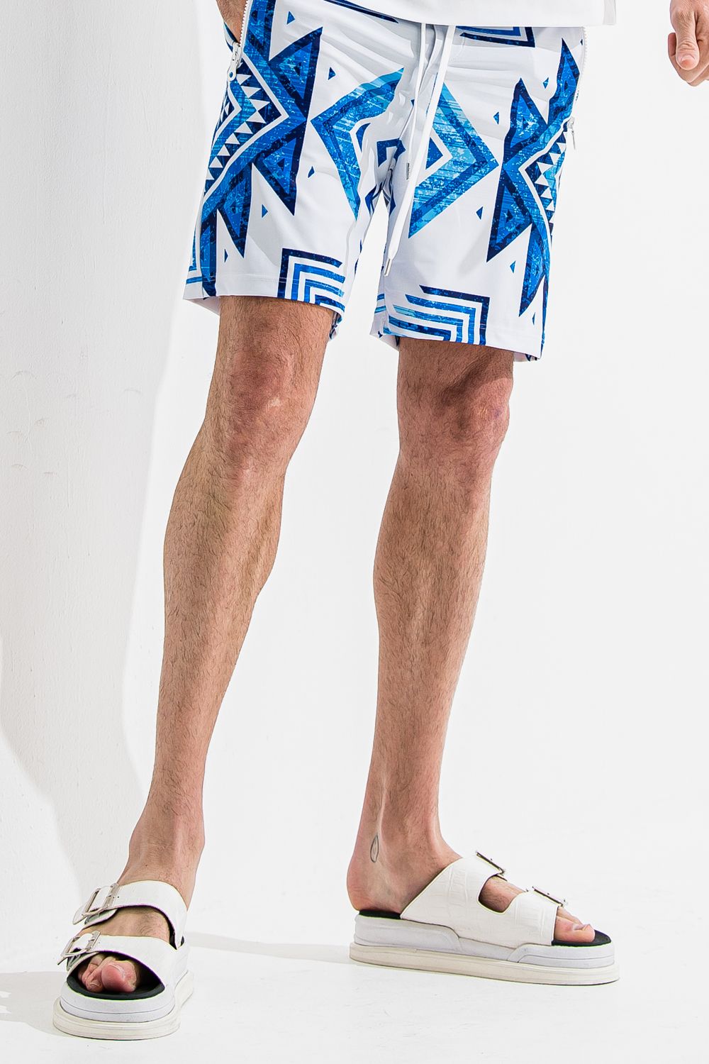RUSH SHORTS / ラッシュガード ショートパンツ ネイティブブルー