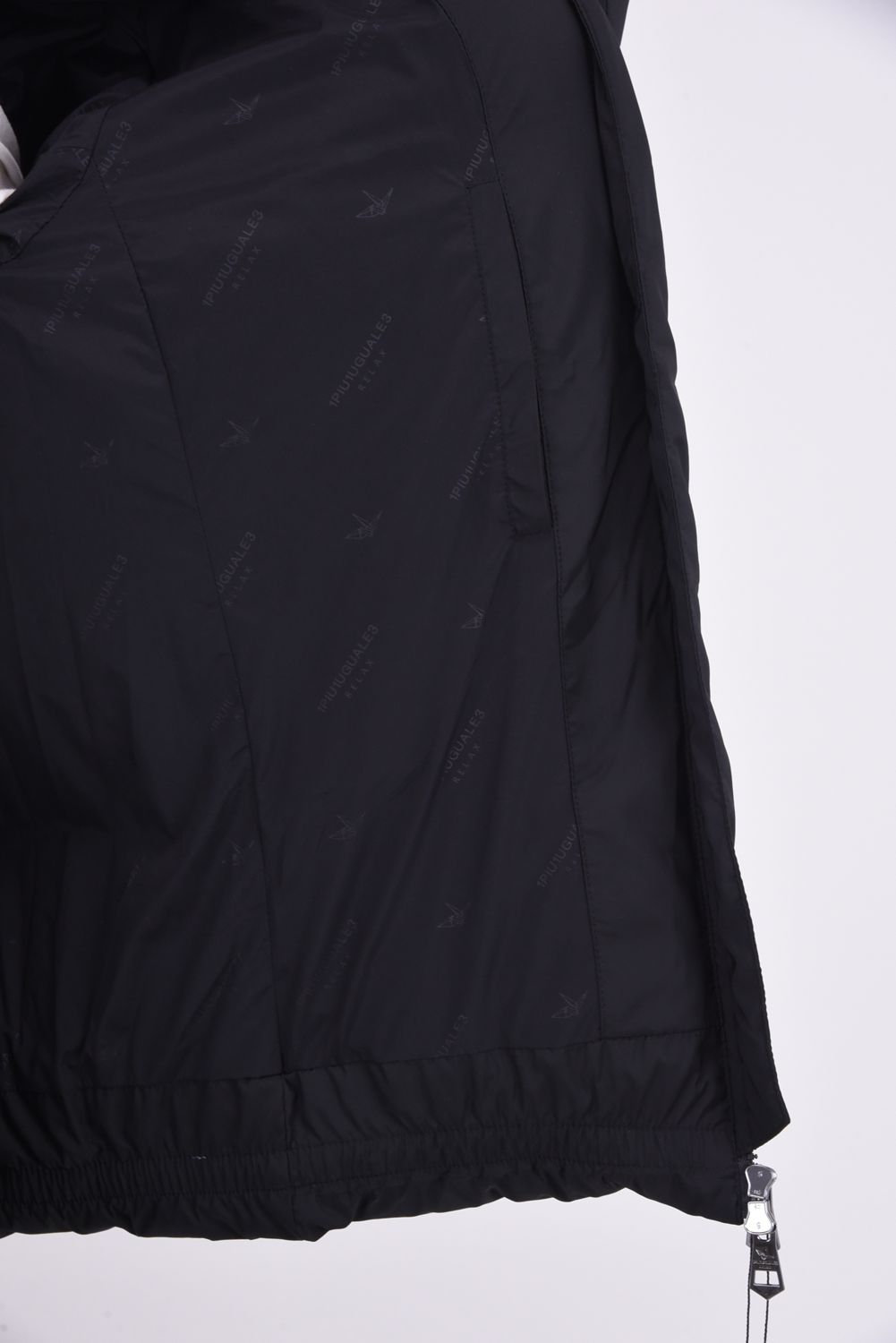 ZIP LOGO STRETCH DOWN JACKET / ジップロゴ ストレッチ ダウンジャケット ブラック