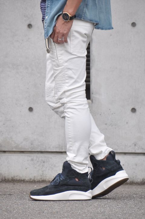 AKMバイカーデニムstyling　No.1