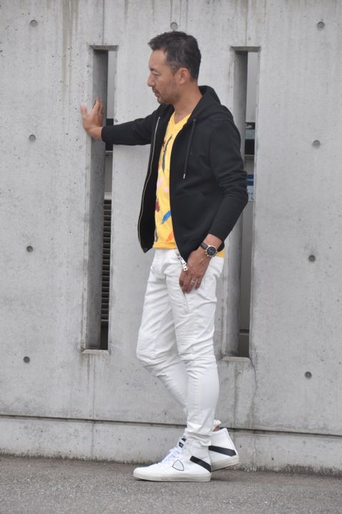 AKMバイカーデニムstyling　No.2