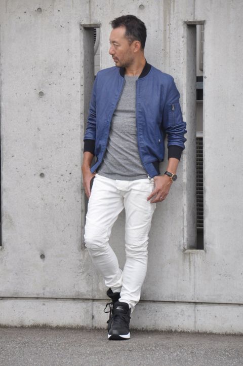 AKMバイカーデニムstyling　No.3
