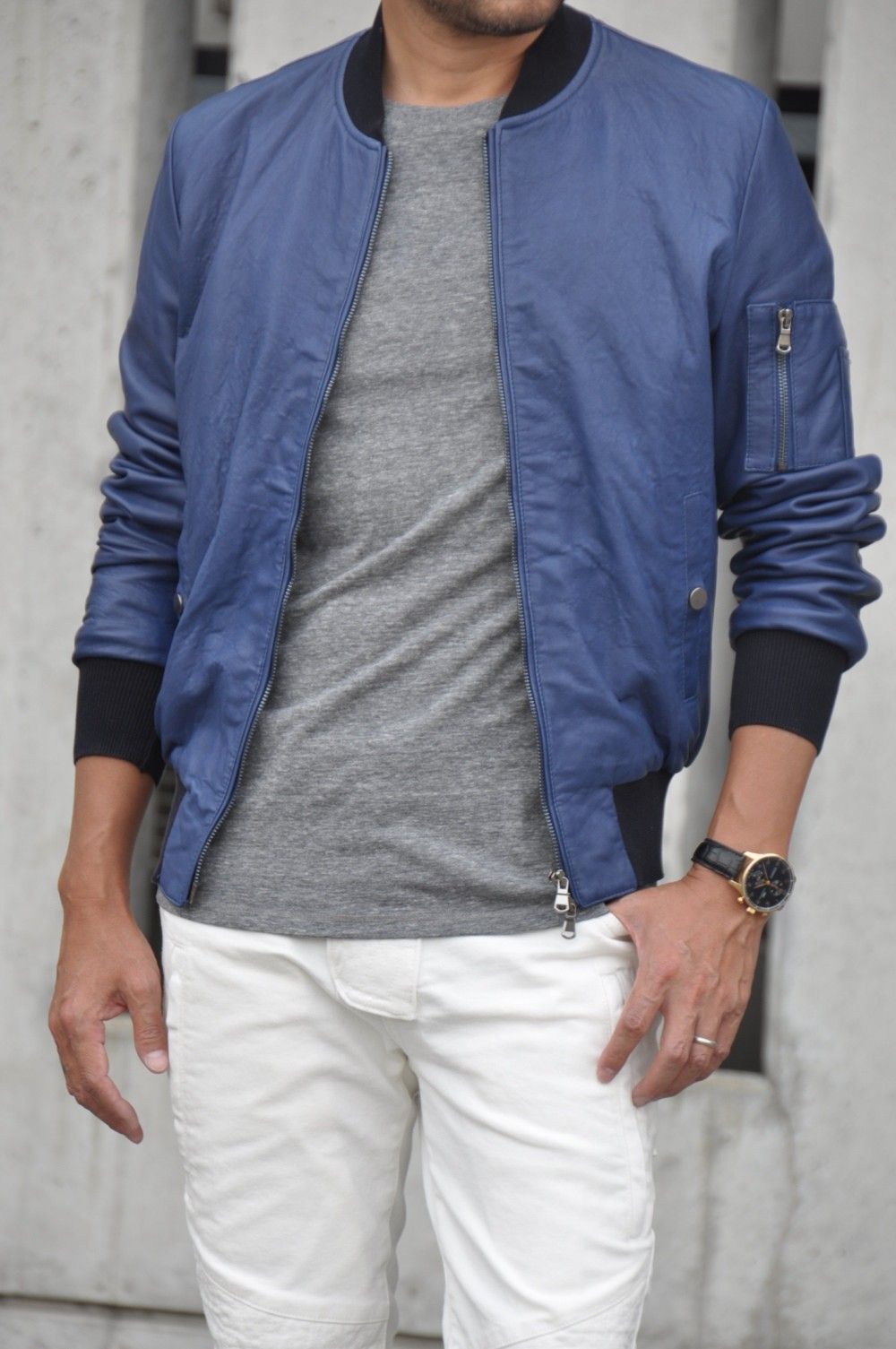 AKMバイカーデニムstyling　No.3