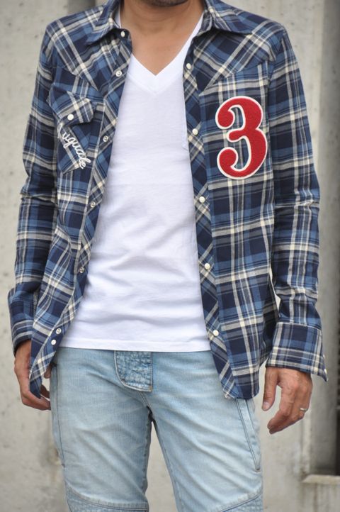 AKMバイカーデニムstyling　No.4