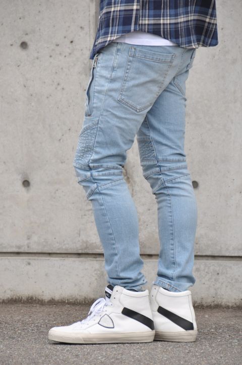 AKMバイカーデニムstyling　No.4