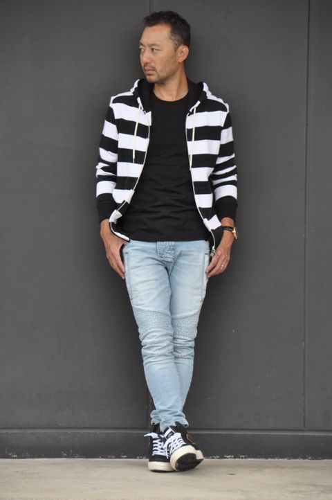 AKMバイカーデニムstyling　No.5