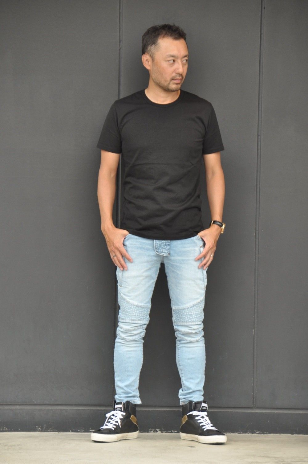 AKMバイカーデニムstyling　No.5