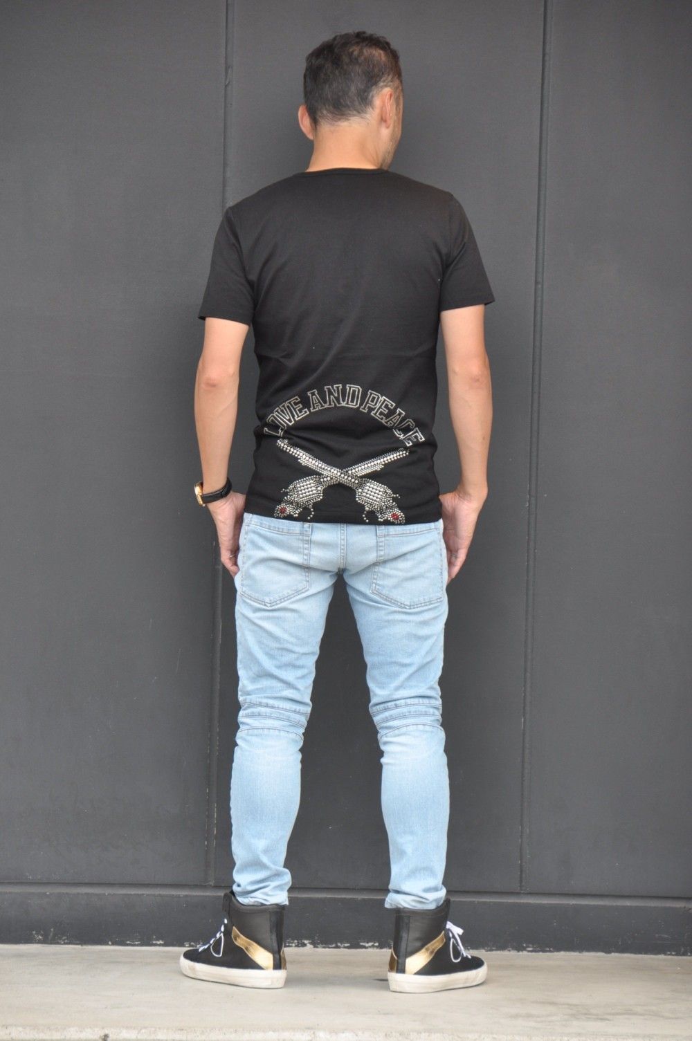 AKMバイカーデニムstyling　No.5