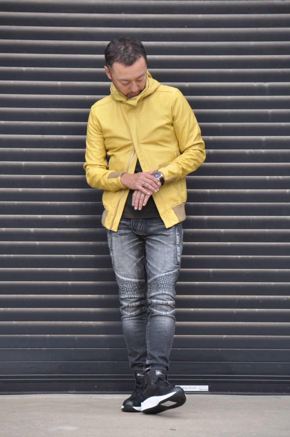 AKMバイカーデニムstyling　No.6