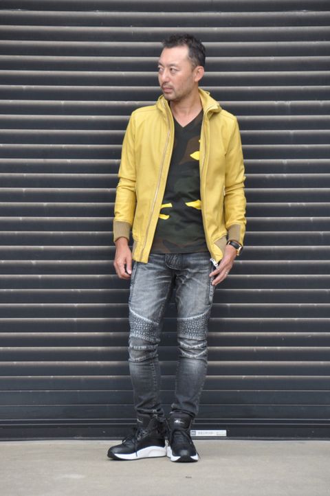 AKMバイカーデニムstyling　No.6