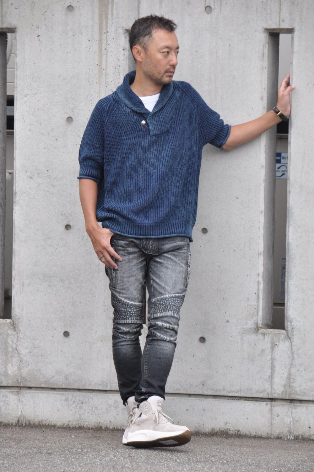 AKMバイカーデニムstyling　No.7