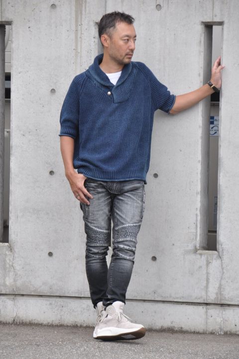 AKMバイカーデニムstyling　No.7