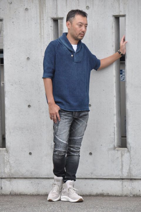 AKMバイカーデニムstyling　No.7