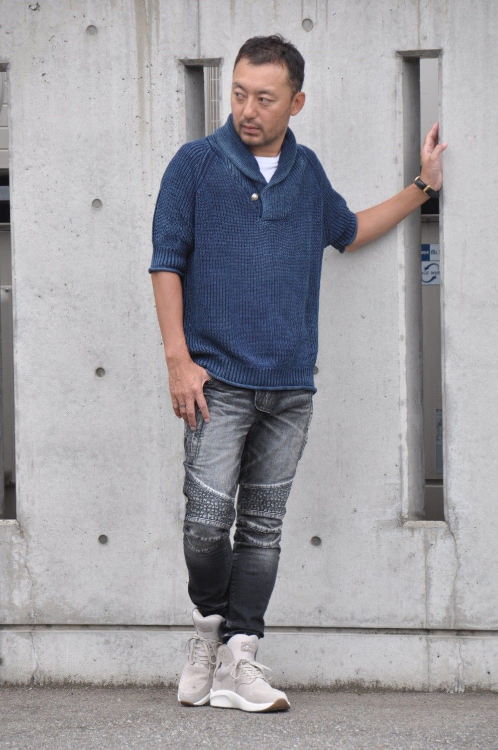 AKMバイカーデニムstyling　No.7