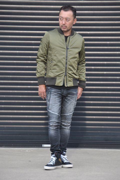 AKMバイカーデニムstyling　No.8