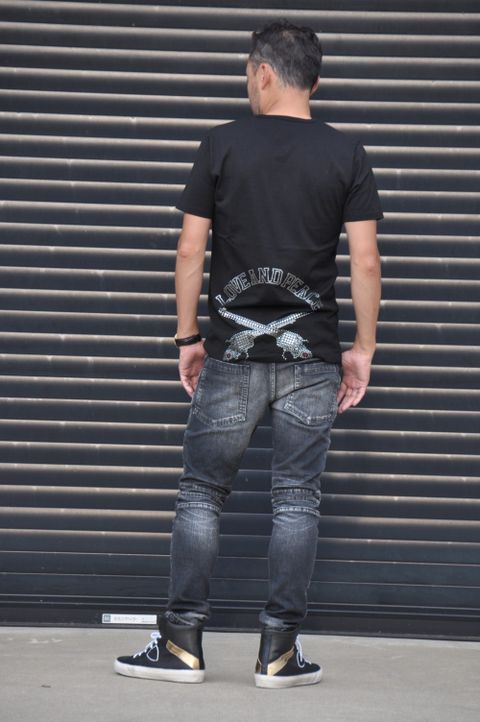 AKMバイカーデニムstyling　No.8