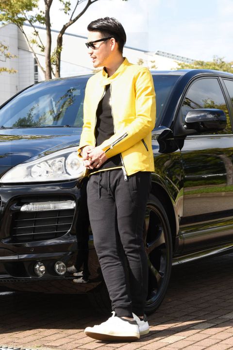 『車と服』  “高級感と遊び・そんなカイエン-GTSの卓越した性能と共にちょっとだけ贅沢なドライブコーデ”