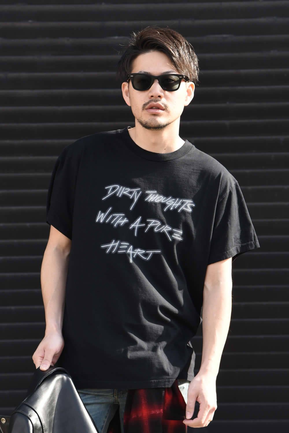 <AMIRI>と<Lewis Leathers>を贅沢に組み合わせてスタイリングを組んでみました。