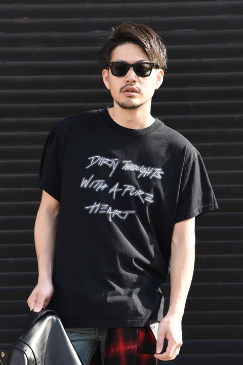 <AMIRI>と<Lewis Leathers>を贅沢に組み合わせてスタイリングを組んでみました。