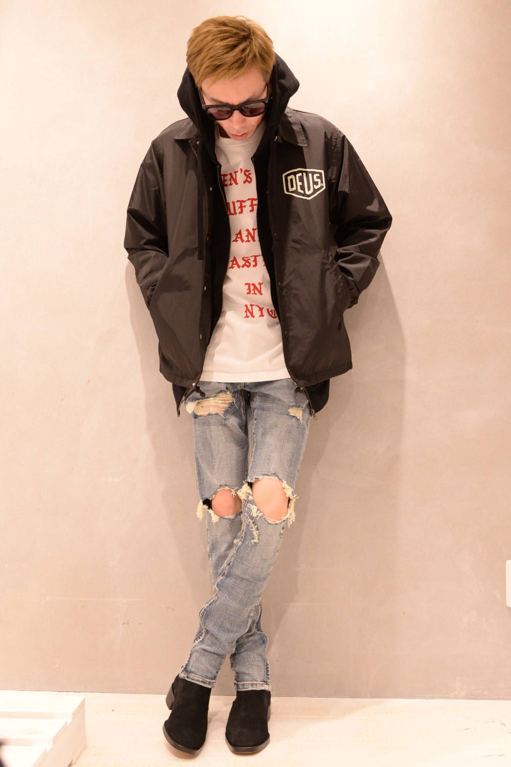 【mnml】M1 STRETCH DENIMを使用したアメカジスタイル