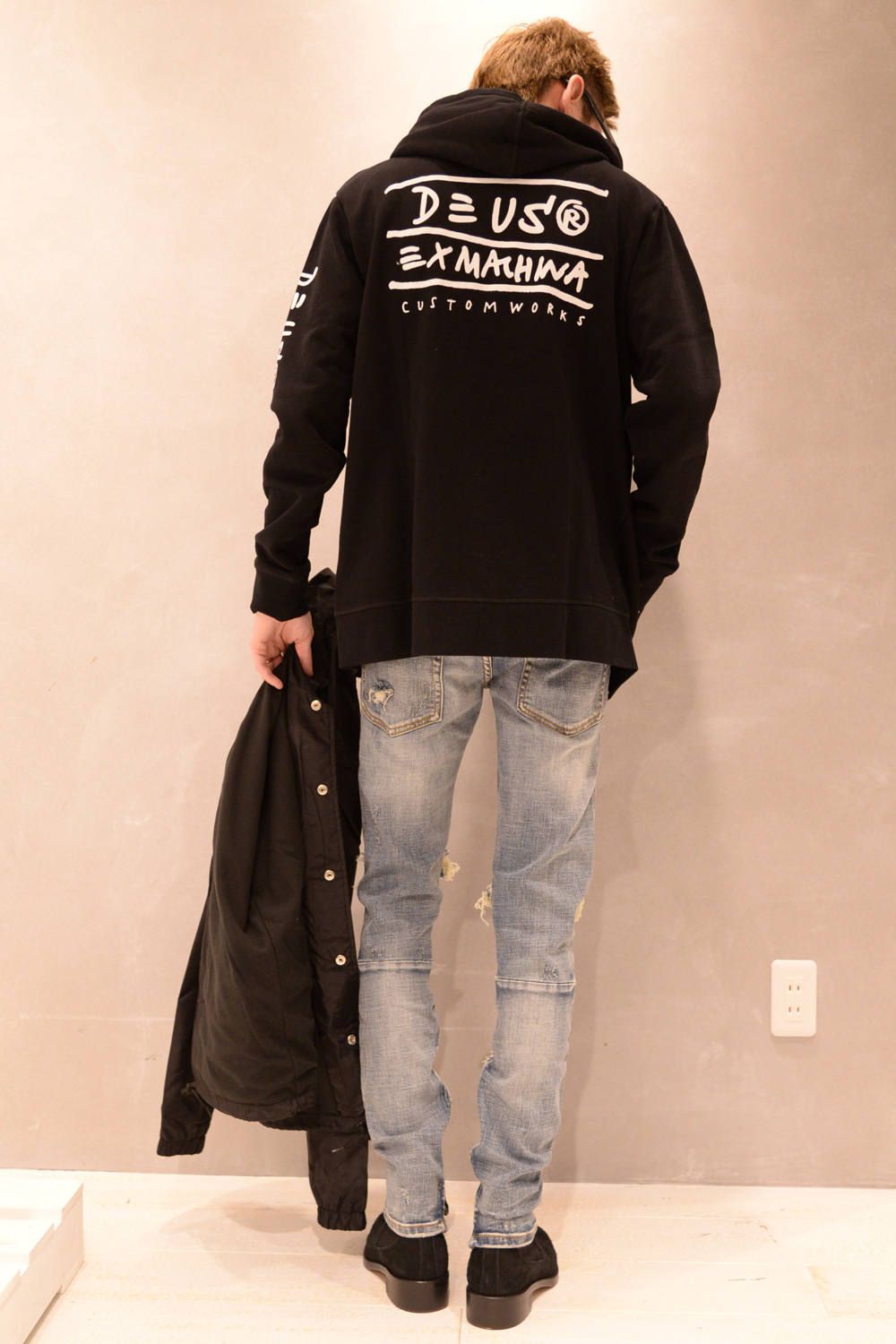 【mnml】M1 STRETCH DENIMを使用したアメカジスタイル