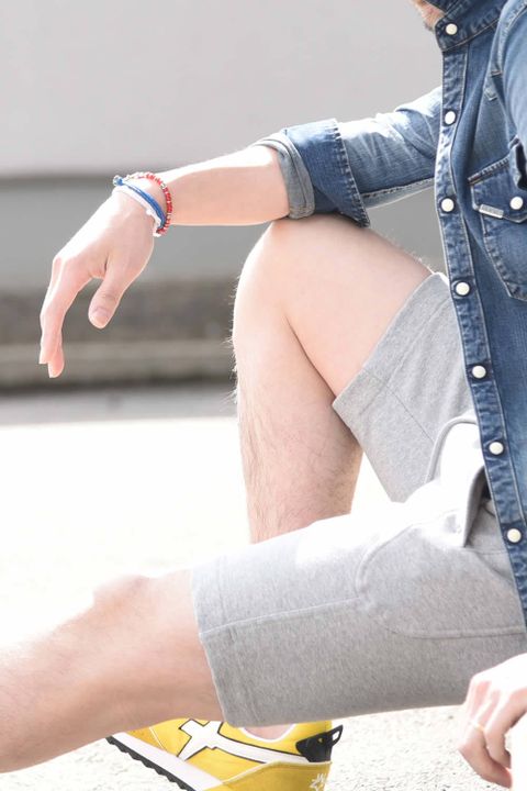 【AKMといえば....】やっぱりスウェットにデニシャツが安定ですね。