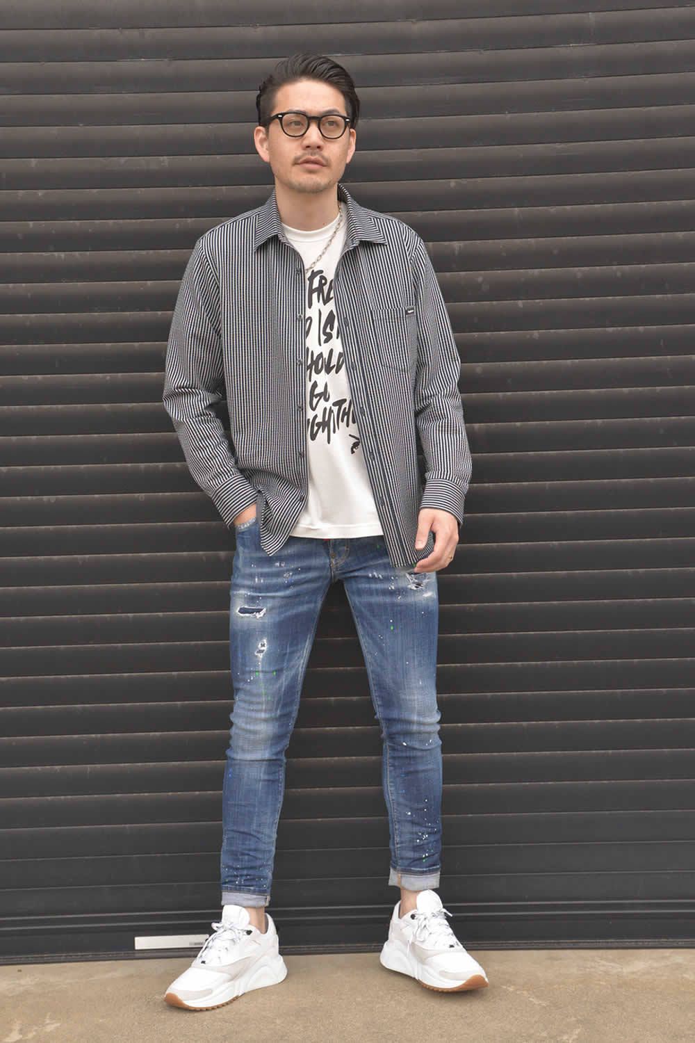 <今回のコーディネートの主役はTシャツについてお答えします>