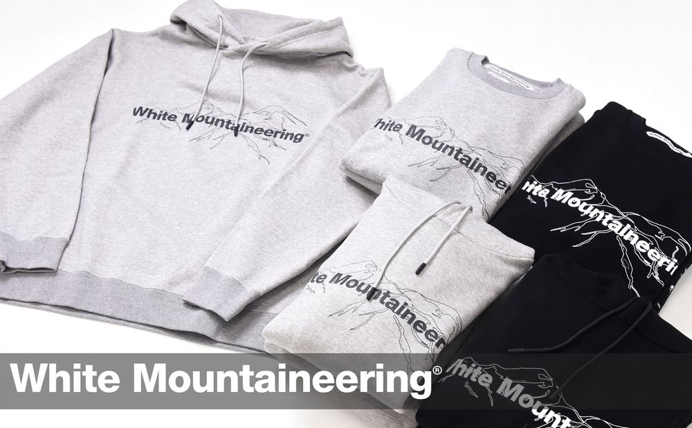 【White Mountaineering】 ダウンが活躍する今だからこそ選びたいスウェット