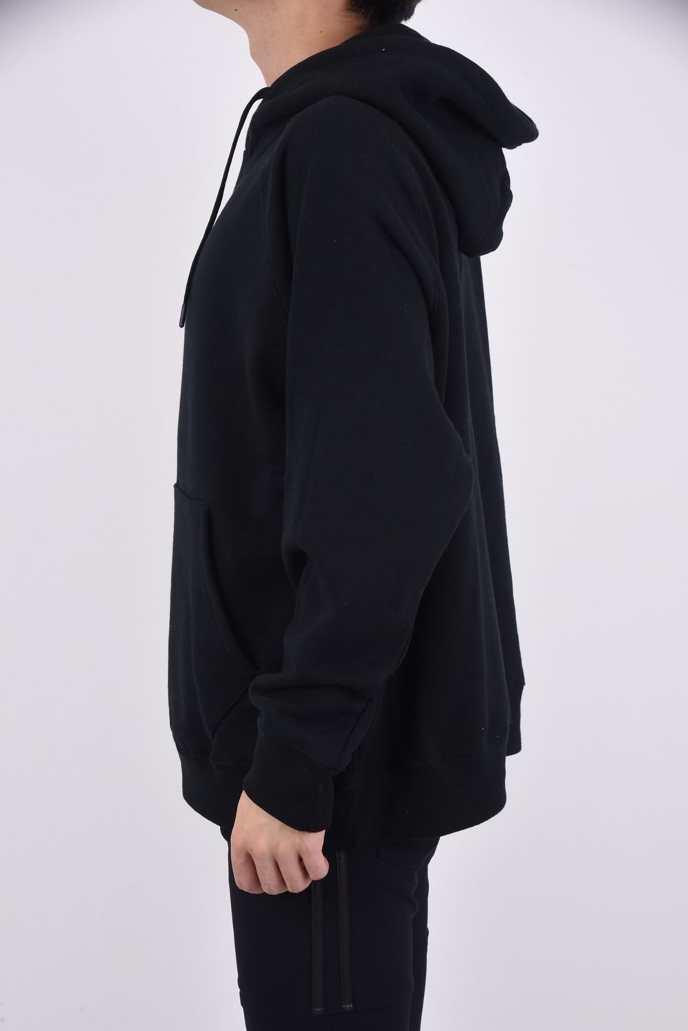 RW HOODIE / ワイドシルエット 裏毛 フーディー ブラック