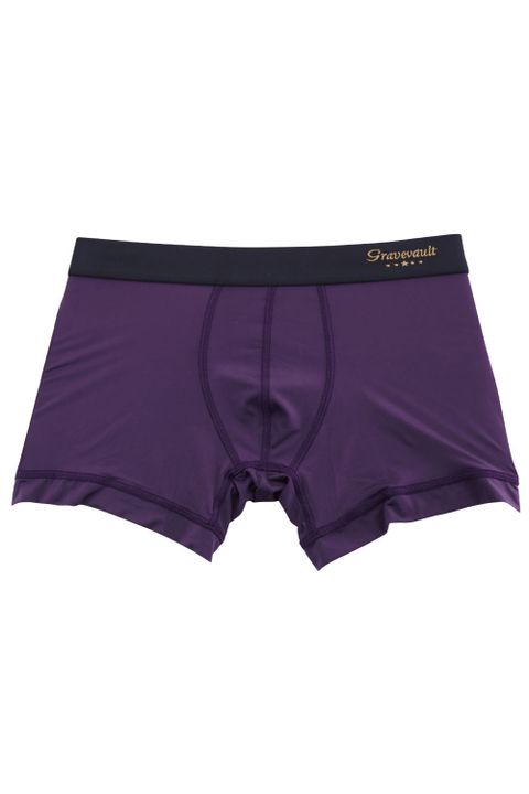 Plain Short Boxer - ダークバイオレット