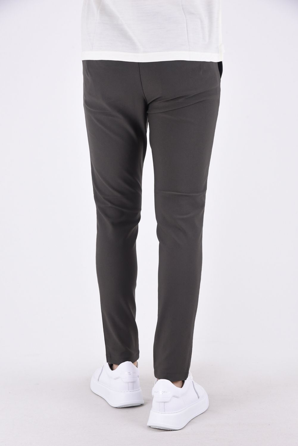 SL EASY PANTS / スラックス型 テーパード イージーパンツ カーキ