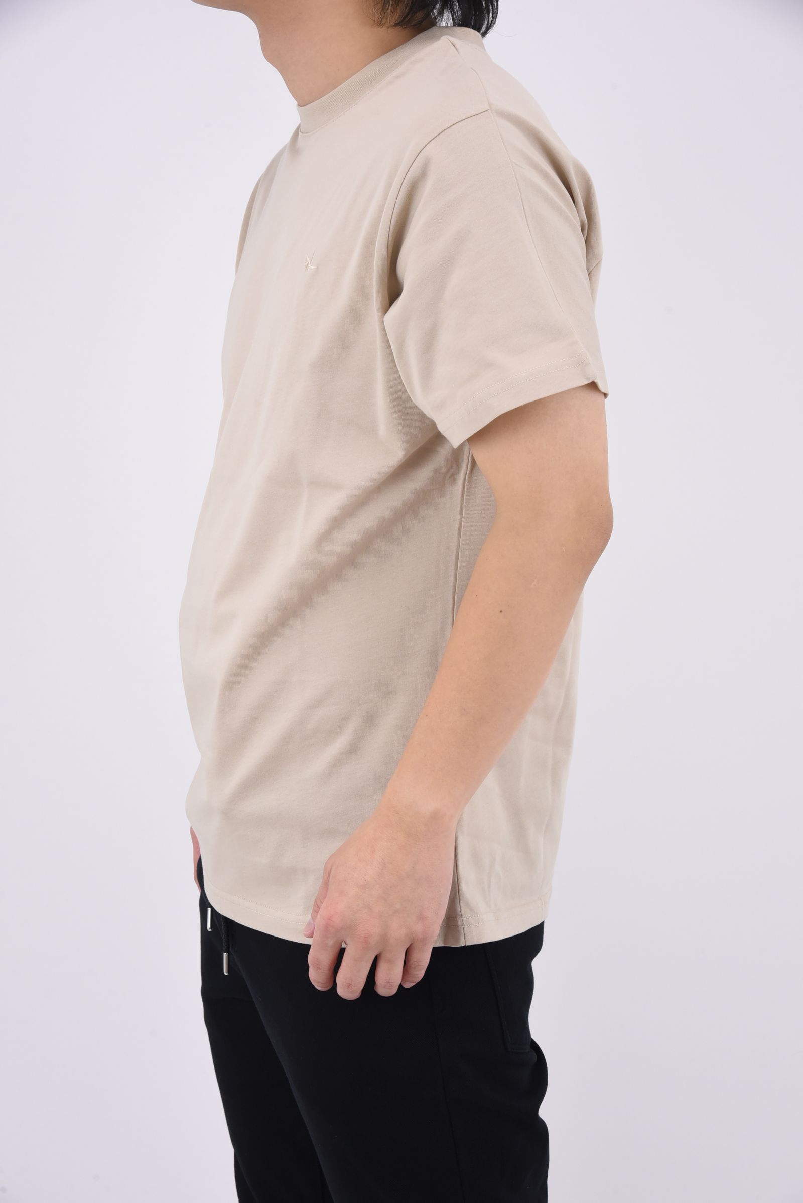 CIRCLE T-SHIRT / サークルロゴ ショートスリーブ (ベージュ)