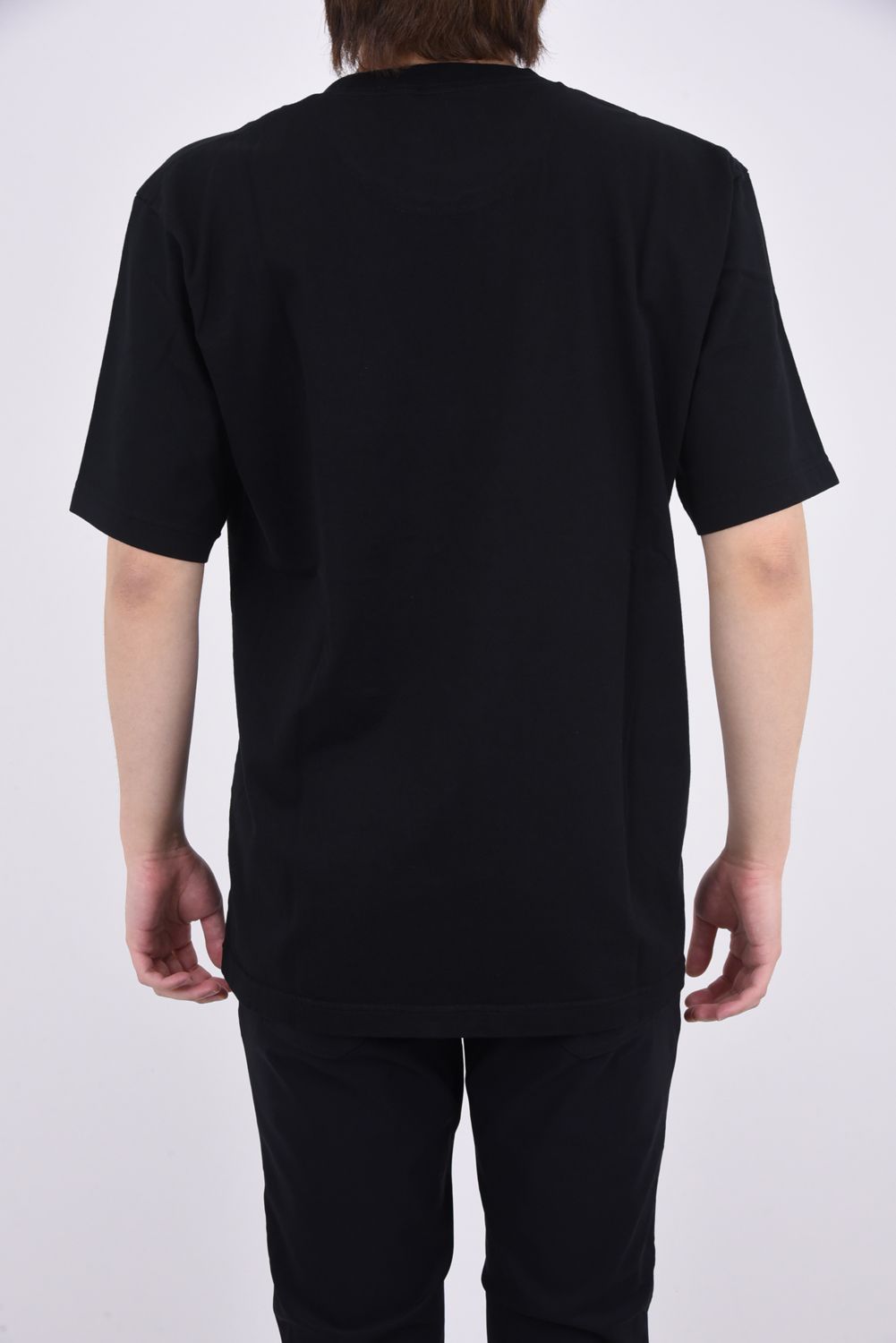 SHADOW LOGO PRINTED T-SHIRT / シャドーロゴ プリント クルーネック Tシャツ ブラック