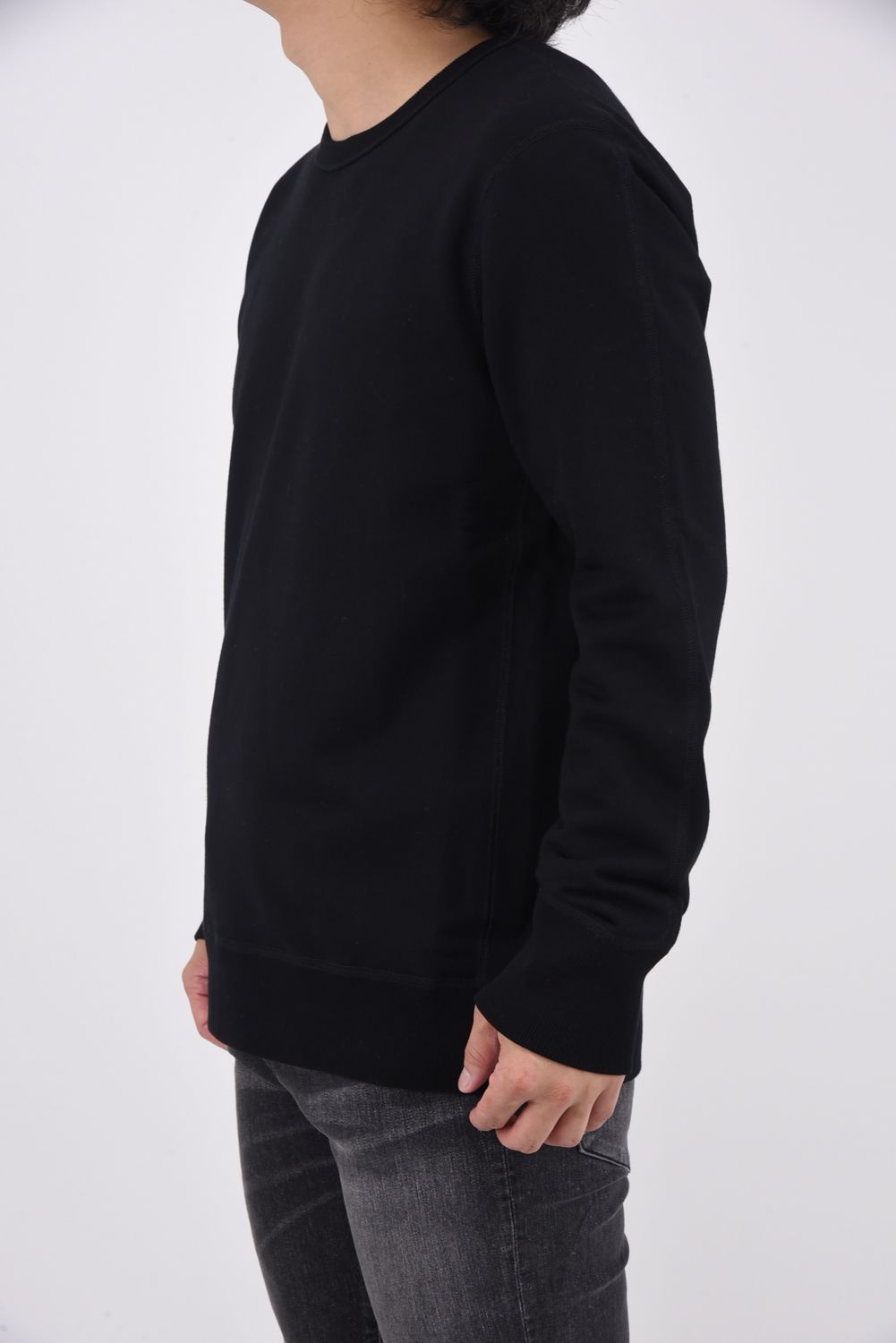 【国内正規品】 MIDWEIGHT TERRY CREWNECK / ミッドウェイト クルーネックスウェット ブラック